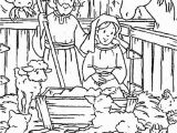 Coloring Pages Of Mary Joseph and Baby Jesus 559 Christian Christmas Free Clipart 3