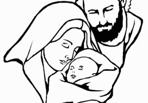 Coloring Pages Of Mary Joseph and Baby Jesus Christmas Bible Page Mary Joseph and Jesus