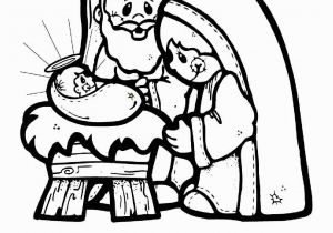 Coloring Pages Of Mary Joseph and Baby Jesus Days Of Christmas Coloring