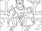 Coloring Pages Of Mary Joseph and Baby Jesus Saint Joseph Coloring Page the Catholic Kid