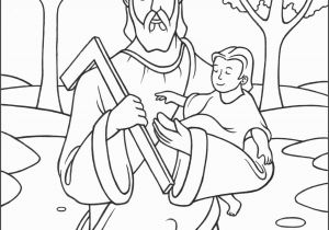 Coloring Pages Of Mary Joseph and Baby Jesus Saint Joseph Coloring Page the Catholic Kid