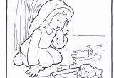 Coloring Pages Of Miriam and Baby Moses Miriam From the Bible for Kids