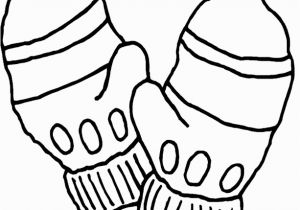 Coloring Pages Of Mittens and Gloves Mittens Invite Template