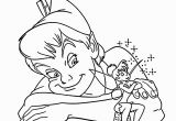 Coloring Pages Of Peter Pan and Tinkerbell Peter Pan and Tinkerbell Coloring Pages for Kids