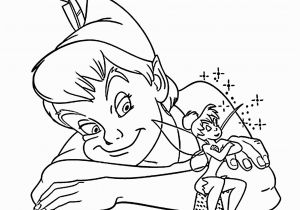 Coloring Pages Of Peter Pan and Tinkerbell Peter Pan and Tinkerbell Coloring Pages for Kids