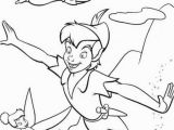 Coloring Pages Of Peter Pan and Tinkerbell Peter Pan and Wendy Flying with Tinkerbell Coloring Page