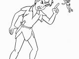 Coloring Pages Of Peter Pan and Tinkerbell Peter Pan Coloring Pages