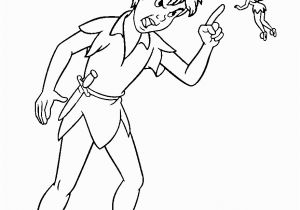 Coloring Pages Of Peter Pan and Tinkerbell Peter Pan Coloring Pages