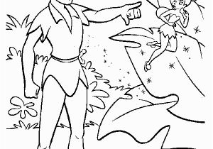 Coloring Pages Of Peter Pan and Tinkerbell Tinkerbell Coloring Pages