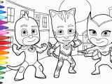 Coloring Pages Of Pj Masks Coloring Papers