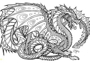 Coloring Pages Of Real Dragons Realistic Dragon Coloring Pages for Adults