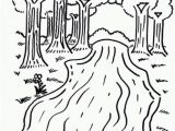 Coloring Pages Of Rivers Fun Printable Coloring Page River with Trees Camping