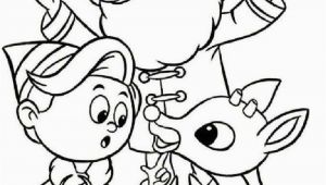 Coloring Pages Of Rudolph and Santa Santa S Helpers Coloring Pages Rudolph Santa Claus and Hermey