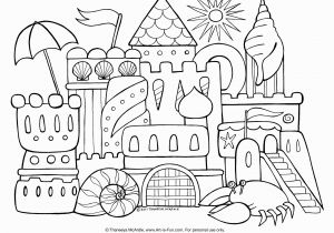 Coloring Pages Of Sandcastles Awesome Sand Castle Coloring Sheet Collection