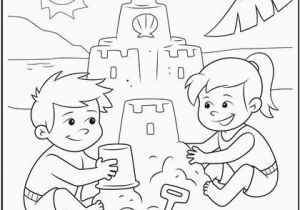 Coloring Pages Of Sandcastles Beach Coloring Best Color Your Dream Sand Castle with This Summer
