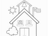 Coloring Pages Of School House Liam S First Day Of School Coloring Page Tracing Twisty