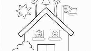 Coloring Pages Of School House Liam S First Day Of School Coloring Page Tracing Twisty