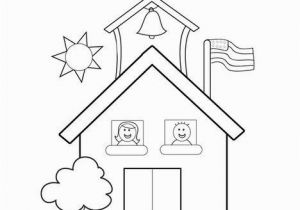 Coloring Pages Of School House Liam S First Day Of School Coloring Page Tracing Twisty