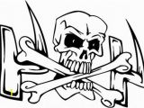 Coloring Pages Of Skull and Crossbones Skull and Cross Bones Coloring Page Coloring Sky