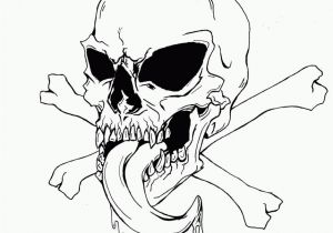 Coloring Pages Of Skull and Crossbones Skull and Crossbone Coloring Page Coloring Home