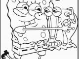 Coloring Pages Of Spongebob and Patrick Spongebob Very Loving Gary Coloring Picture for Kids