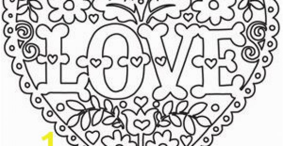 Coloring Pages Of Stars and Hearts Coloring Page World Love and Flowers Heart