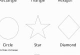 Coloring Pages Of Stars Shape Diamond Shape Coloring Page Shapes Coloring Pages for Kindergarten