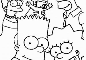 Coloring Pages Of the Simpsons Family Simpsons Family Coloring Pages for Kids Printable Free