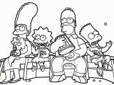 Coloring Pages Of the Simpsons Family the Simpsons Coloring Pages