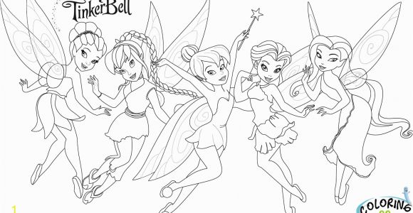 Coloring Pages Of Tinkerbell and Her Fairy Friends Tinkerbell and Friends Coloring Pages