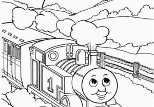 Coloring Pages Of Train Tracks Thomas the Tank Engine Going to Work Very Early Coloring