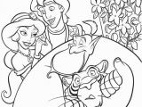 Coloring Pages Online Disney Princess Jasmine Aladdin Génie Et Rajah