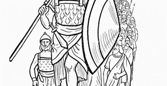 Coloring Pages Printable Bible Stories Joshua Bible Story Coloring Page