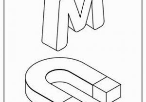 Coloring Pages Printable Letter M M for Magnet In 2020