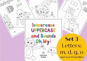 Coloring Pages Printable Letters Of the Alphabet Alphabet Coloring Pages Set 3 Letters M D G O How Wee