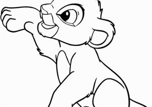 Coloring Pages Printable Lion King Baby Simba Coloring Pages