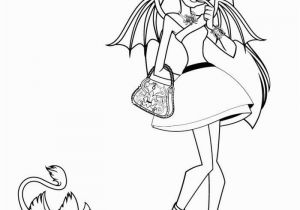 Coloring Pages Printable Monster High Printable Rochelle Goyle Monster High Coloring Pages