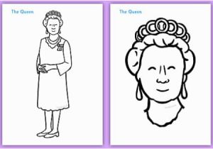 Coloring Pages Queen Elizabeth 1 Free the Queen Colouring Poster