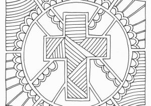 Coloring Pages Religious Easter Printable Coloring Page Cross