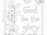 Coloring Pages Religious Easter Printable Glory Of the Lord Coloring Page