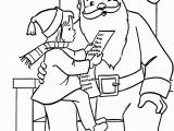 Coloring Pages Santa Claus Printable Sitting On Santa S Lap Printable Christmas Coloring Page