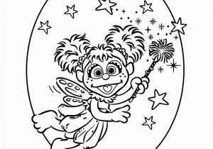 Coloring Pages Sesame Street Printable Abby Cadabby Sparkles with Images