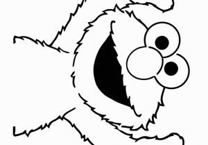 Coloring Pages Sesame Street Printable Sesame Street Elmo Face Coloring Page