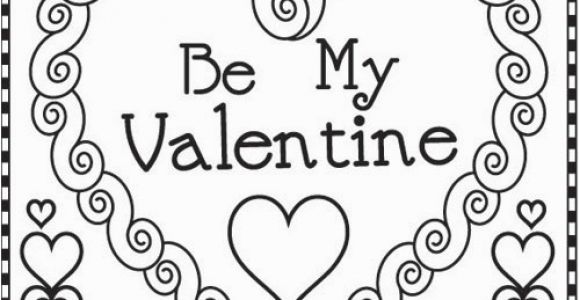 Coloring Pages Valentines Valentine Coloring Pages
