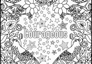 Coloring Pages with Quotes Printable Courageous Positive Word Coloring Book Printable Coloring