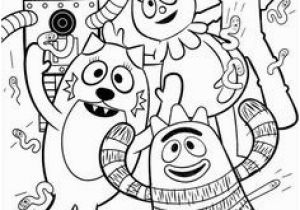 Coloring Pages Yo Gabba Gabba 111 Best Yo Gabba Gabba Images