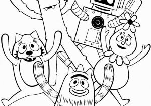 Coloring Pages Yo Gabba Gabba Yo Gabba Gabba Coloring Pages Clip Art Library