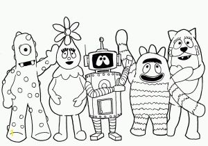 Coloring Pages Yo Gabba Gabba Yo Gabba Gabba Free Printables Coloring Home