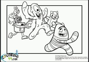 Coloring Pages Yo Gabba Gabba Yo Gabba Gabba Free Printables Coloring Home