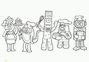 Coloring Pages Yo Gabba Gabba Yo Gabba Gabba Free Printables Coloring Home